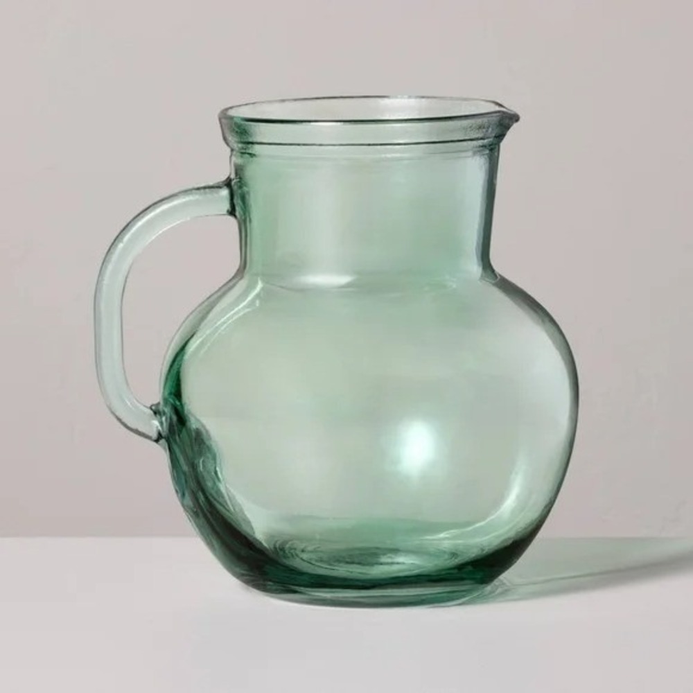 78oz Recycled Glass Pitcher Green‎ - Hearth & Hand Magnolia, Target Spring 2025